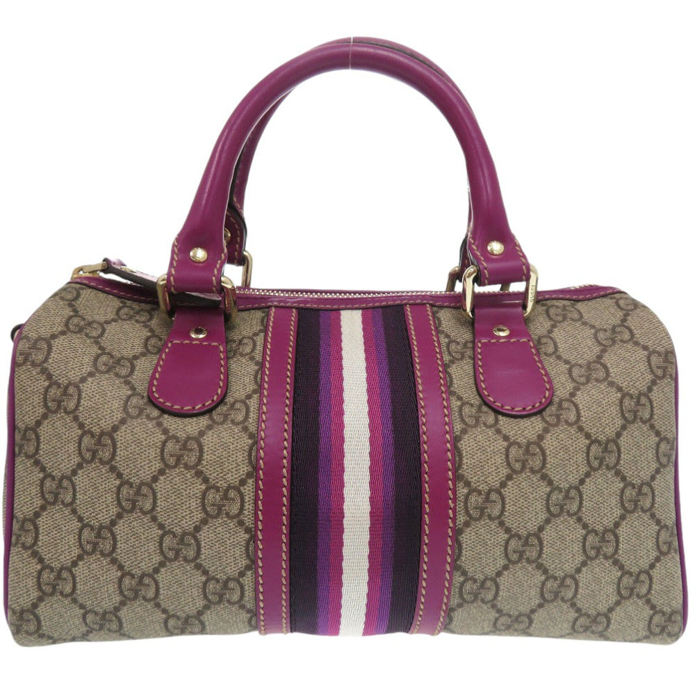 GUCCI Boston Duffel bag 190257 497717 GG Supreme purple