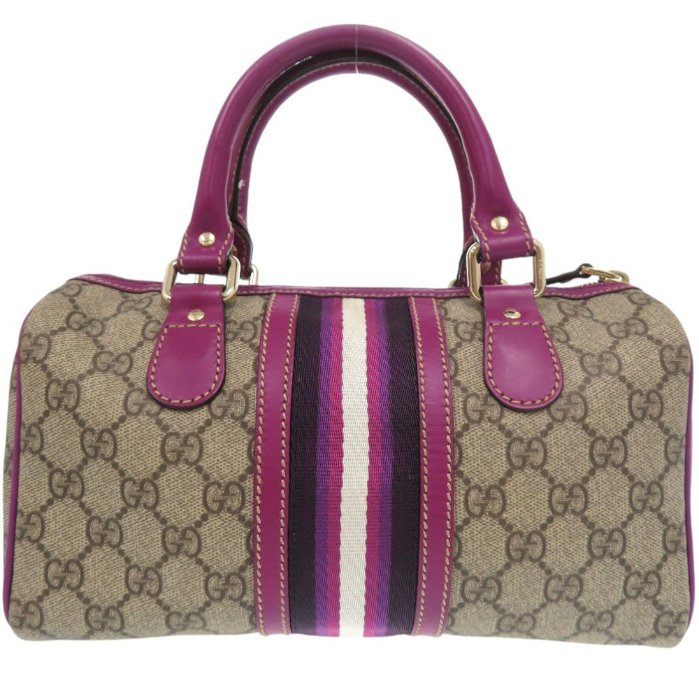 GUCCI Boston Duffel bag 190257 497717 GG Supreme purple