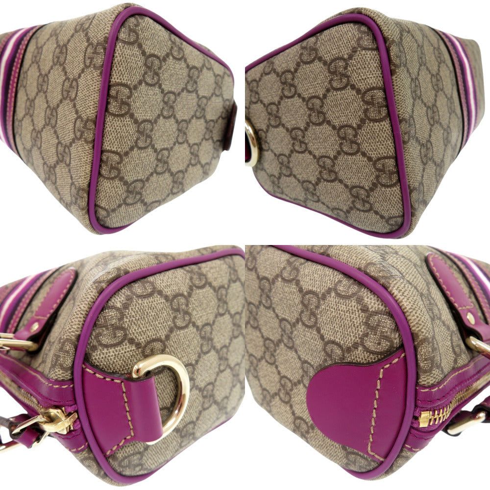 GUCCI Boston Duffel bag 190257 497717 GG Supreme purple