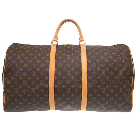 LOUIS VUITTON Boston Duffel bag M41422 Monogram canvas Brown Monogram Keepall 60 mens Used