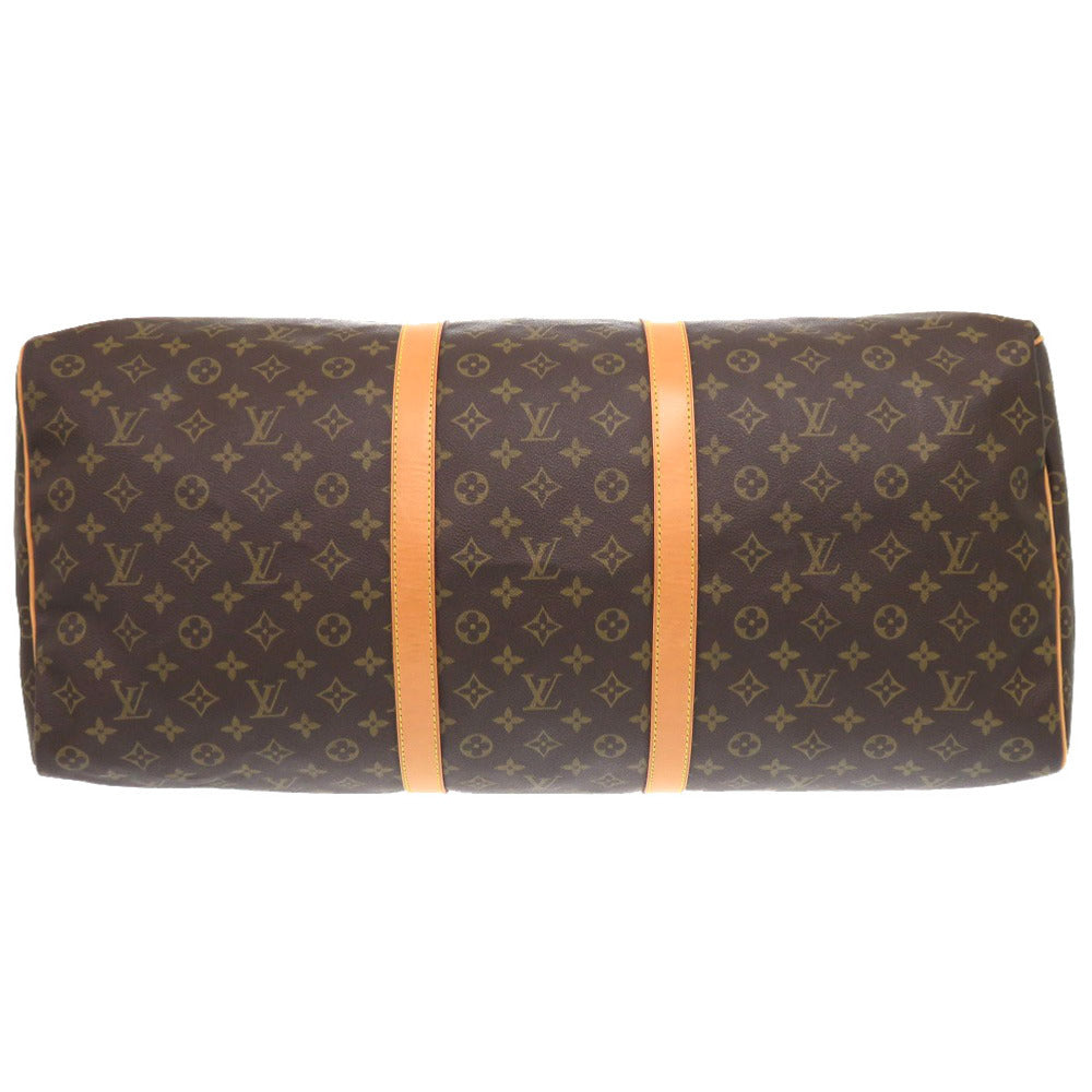 LOUIS VUITTON Boston Duffel bag M41422 Monogram canvas Brown Monogram Keepall 60 mens Used