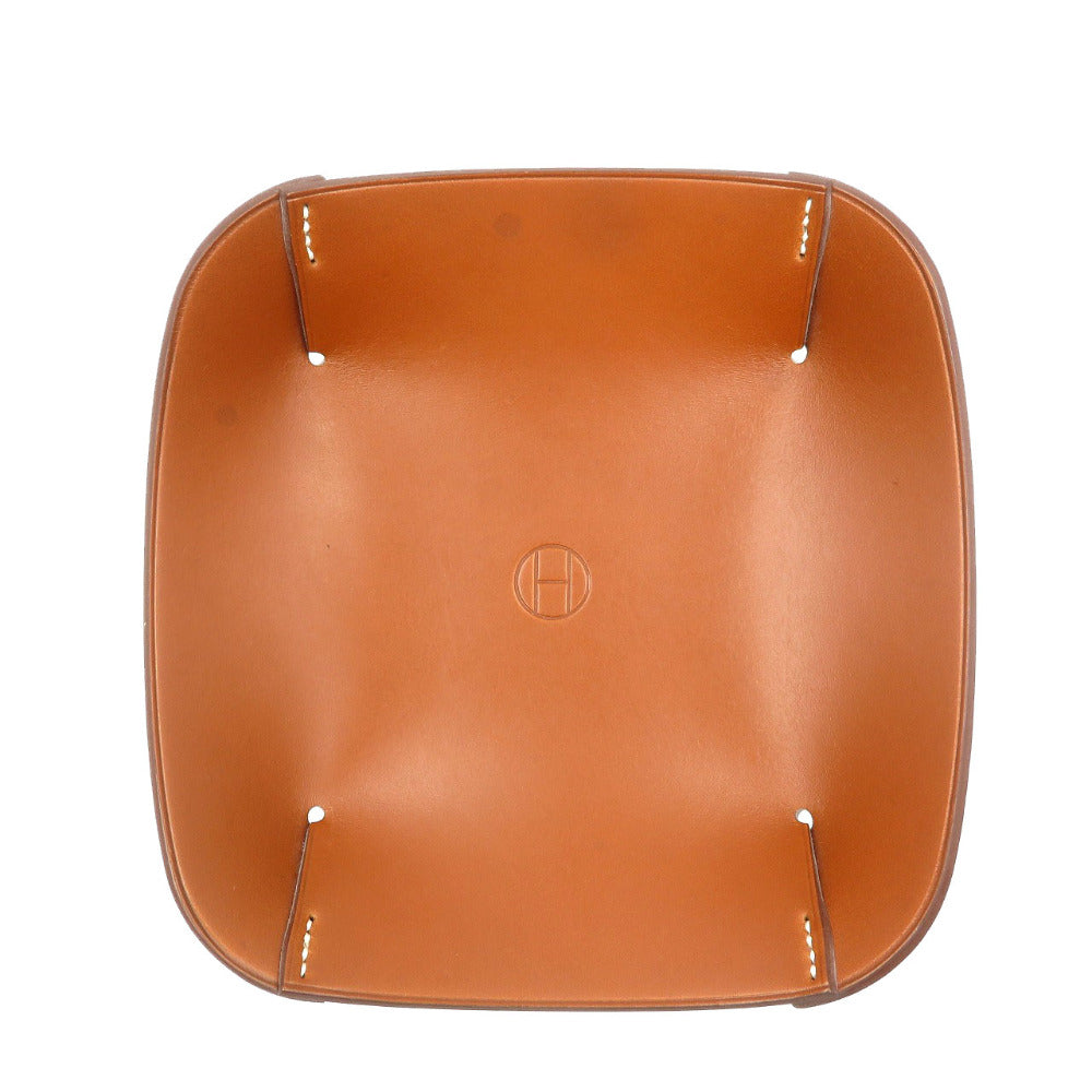 HERMES Other accessories H311987M leather Brown Tray Accessory Case Pre-H