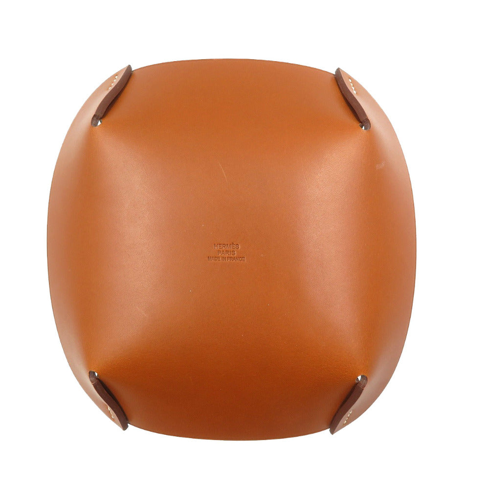HERMES Other accessories H311987M leather Brown Tray Accessory Case Pre-H
