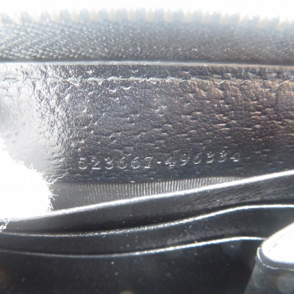GUCCI Long Wallet Purse 523667 leather black Animalie