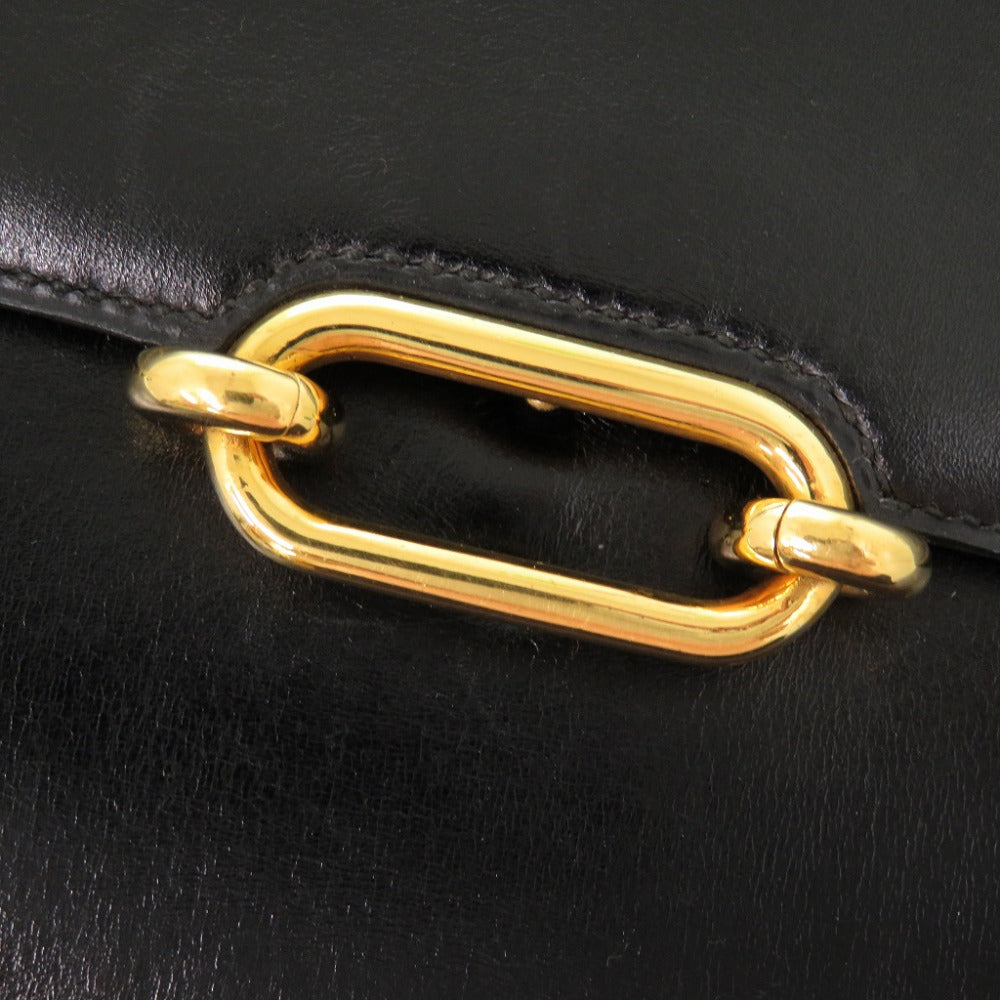 HERMES Shoulder Bag Box scarf black fonsbell