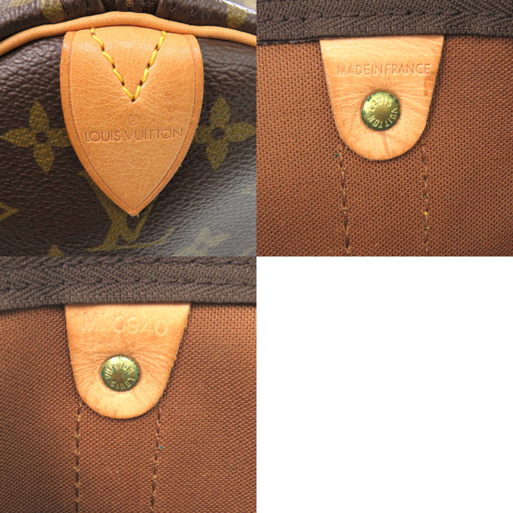 LOUIS VUITTON Boston Duffel bag M41422 Monogram canvas Brown Monogram Keepall 60 mens Used