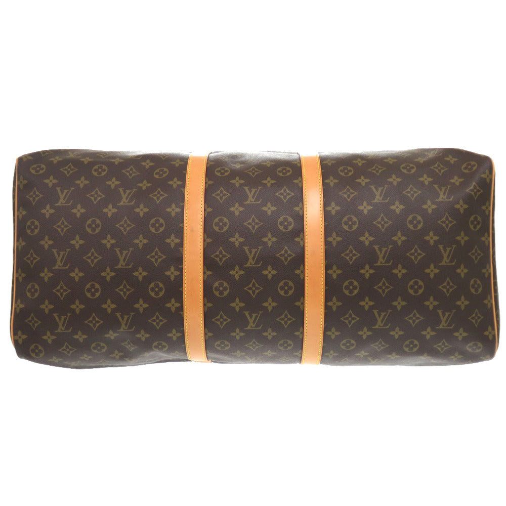 LOUIS VUITTON Boston Duffel bag M41422 Monogram canvas Brown Monogram Keepall 60 mens Used