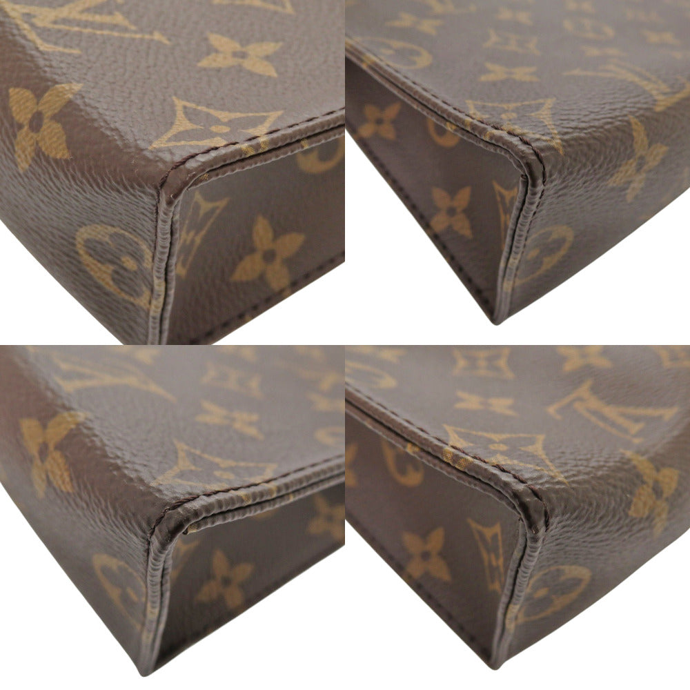 LOUIS VUITTON Clutch bag M47542 Monogram canvas Brown Poche toilette26