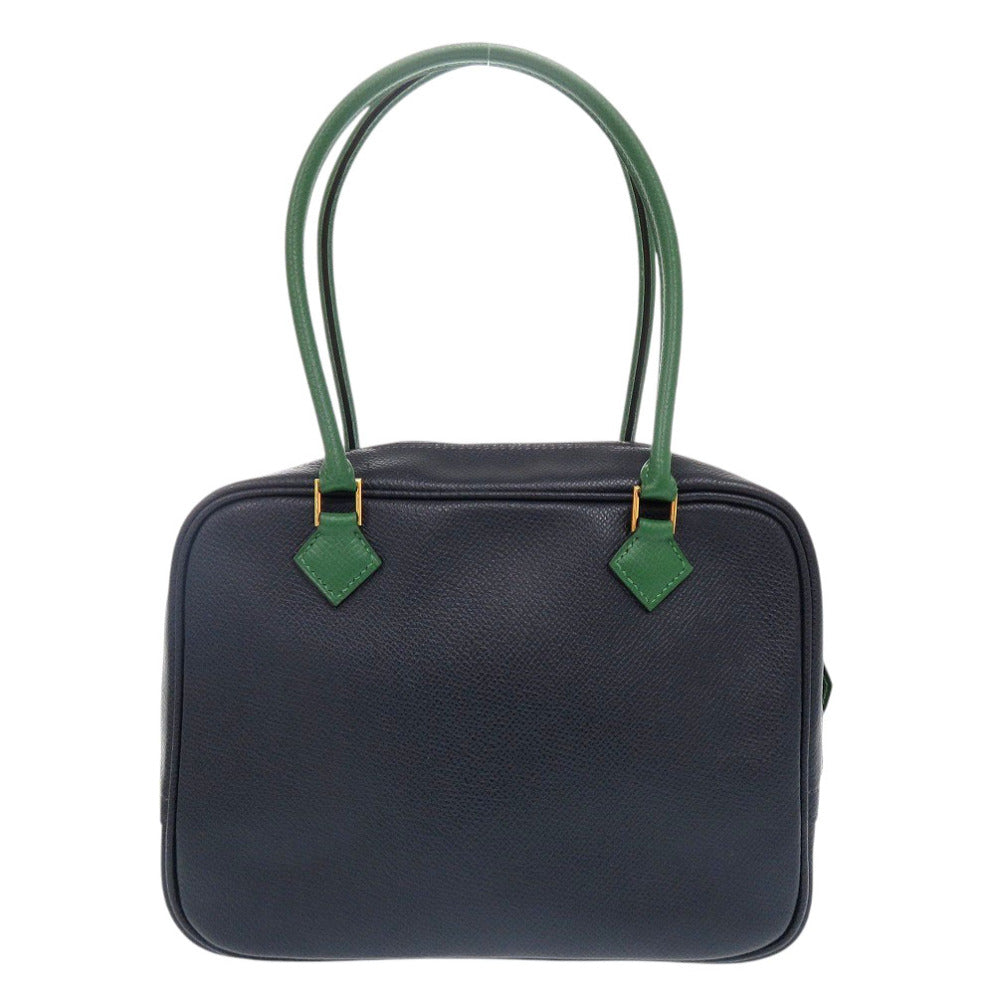 HERMES Handbag Courchevel Blue indigo Mini plum Women Used