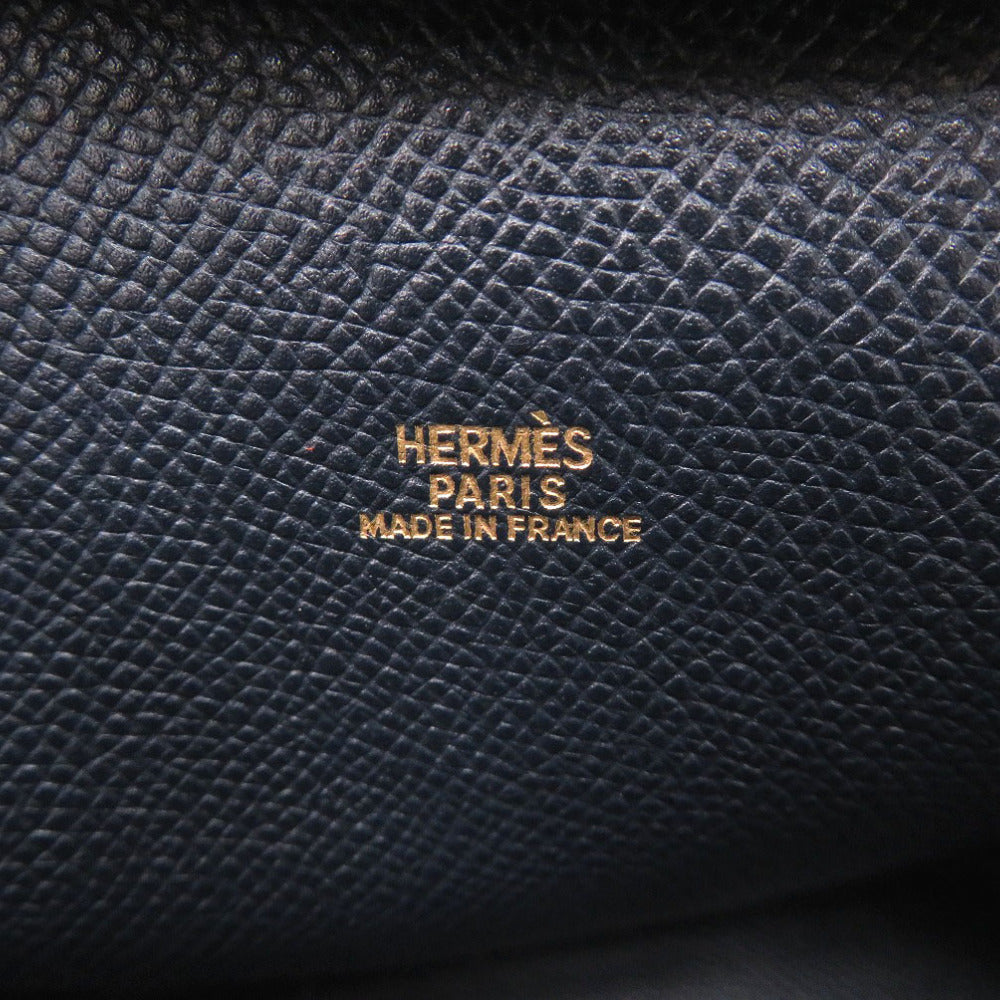 HERMES Handbag Courchevel Blue indigo Mini plum Women Used