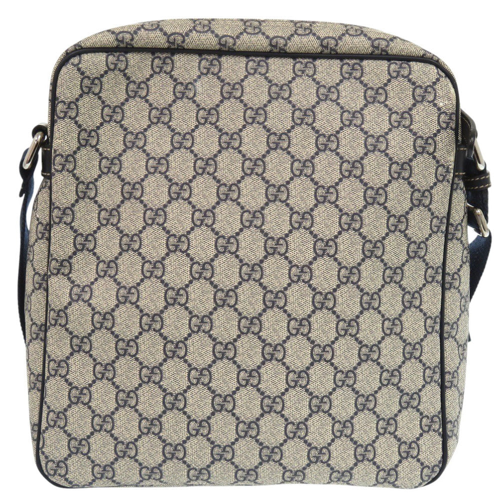 GUCCI Shoulder Bag 201448 GG Supreme Canvas Navy