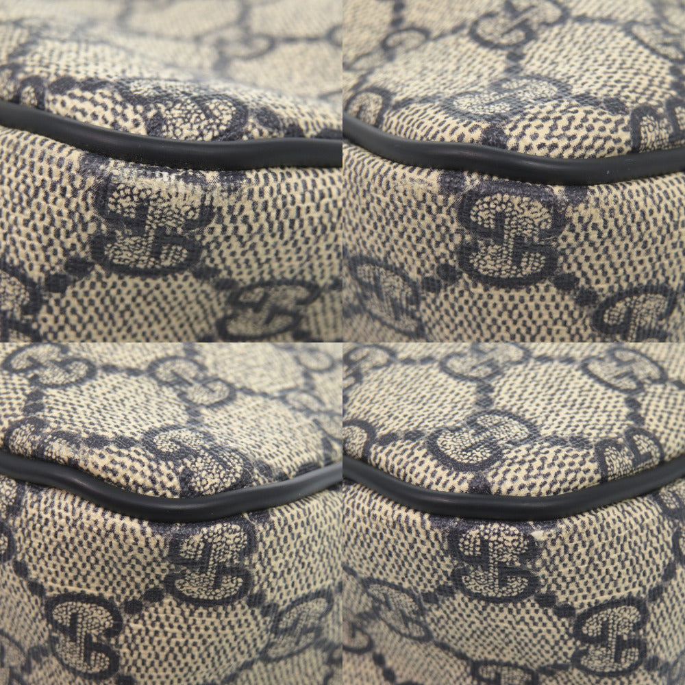 GUCCI Shoulder Bag 201448 GG Supreme Canvas Navy