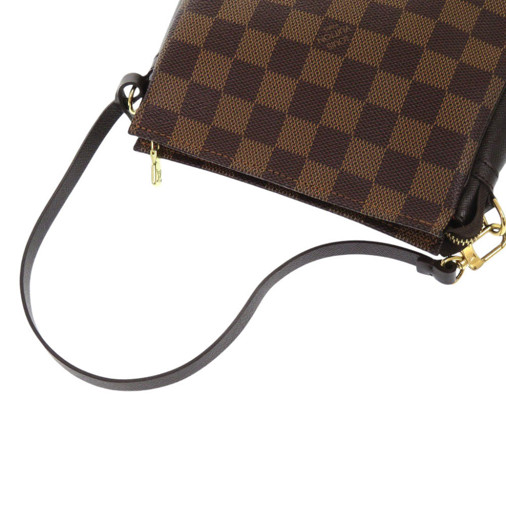 LOUIS VUITTON Handbag Damier canvas Brown Damier Truth makeup