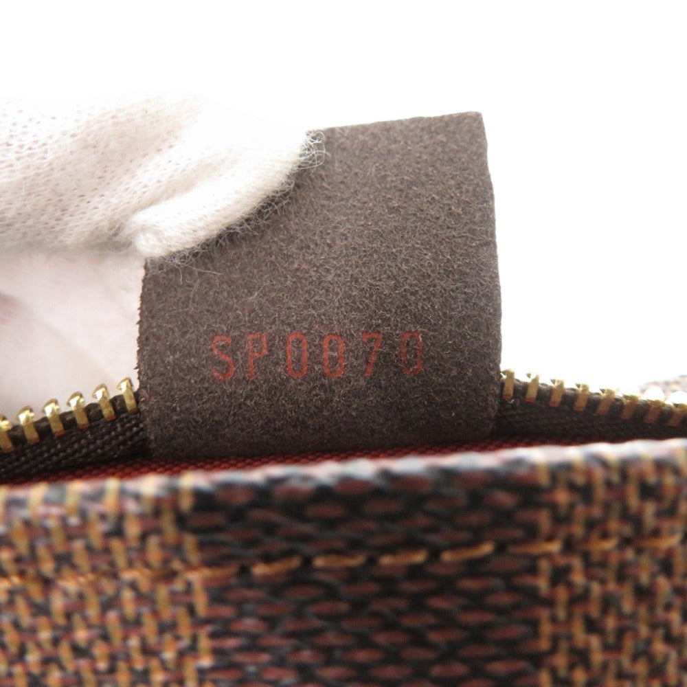 LOUIS VUITTON Handbag Damier canvas Brown Damier Truth makeup