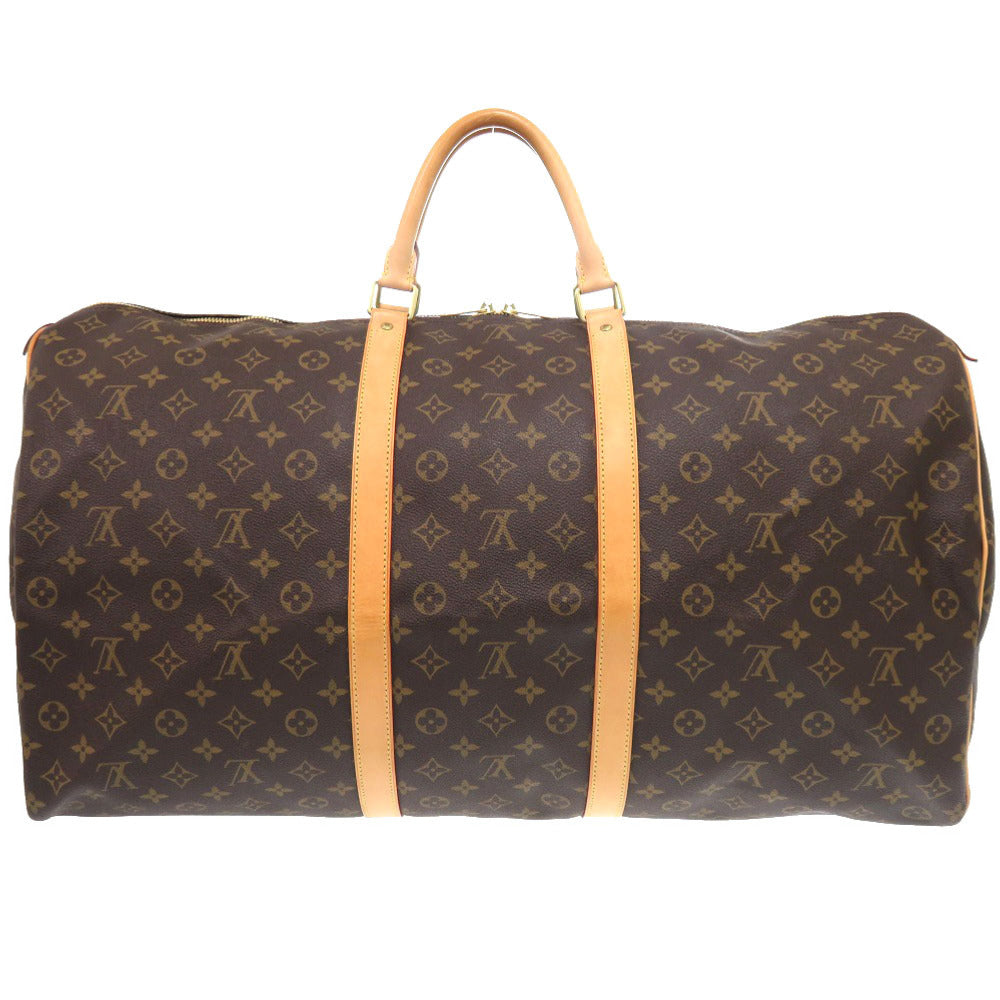 LOUIS VUITTON Boston Duffel bag M41422 Monogram canvas Brown Monogram Keepall 60 mens Used