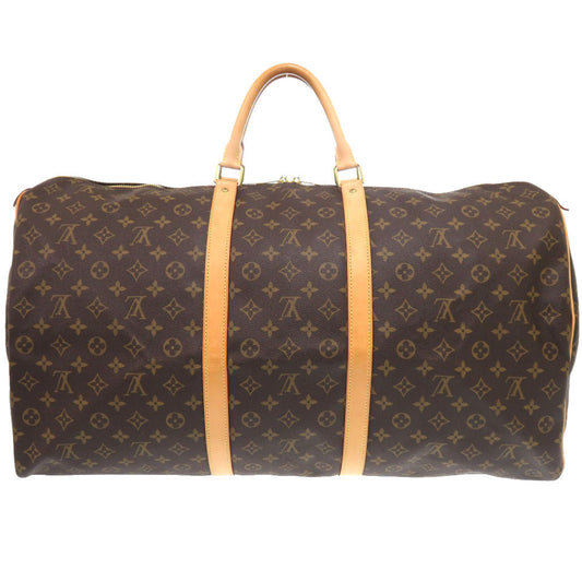 LOUIS VUITTON Boston Duffel bag M41422 Monogram canvas Brown Monogram Keepall 60 mens Used