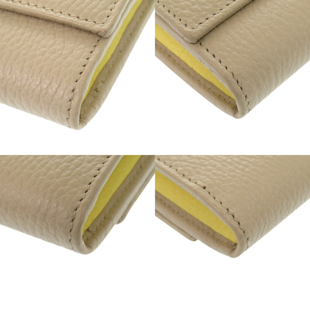 GUCCI Long Wallet Purse 456116 leather beige GG Marmont Continental wallet