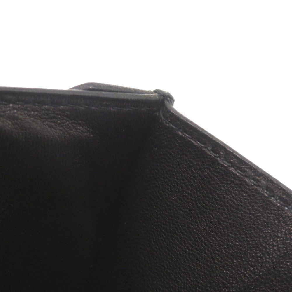 HERMES Shoulder Bag Box scarf black Napoleon