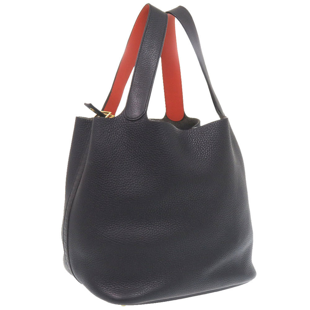 HERMES Handbag Taurillon Clemence Bruny Picotin Lock Eclat GM
