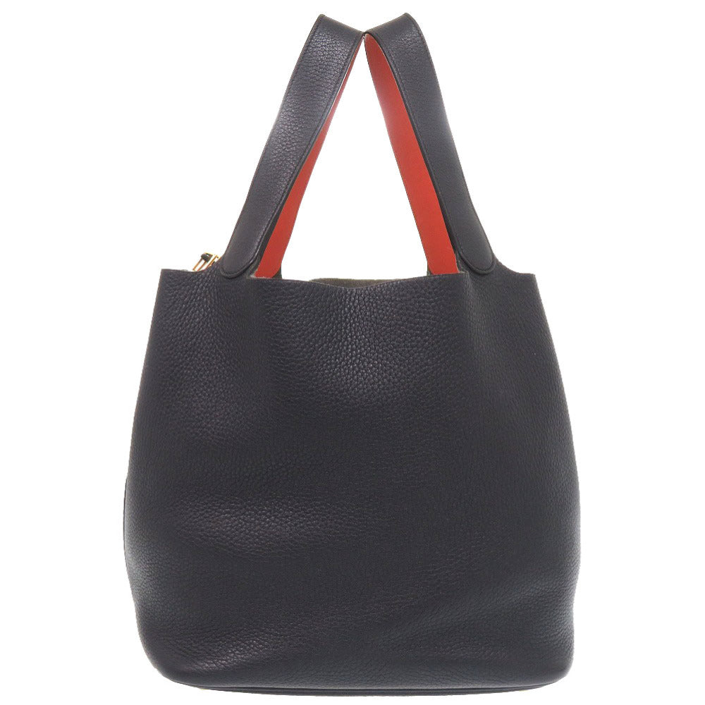 HERMES Handbag Taurillon Clemence Bruny Picotin Lock Eclat GM