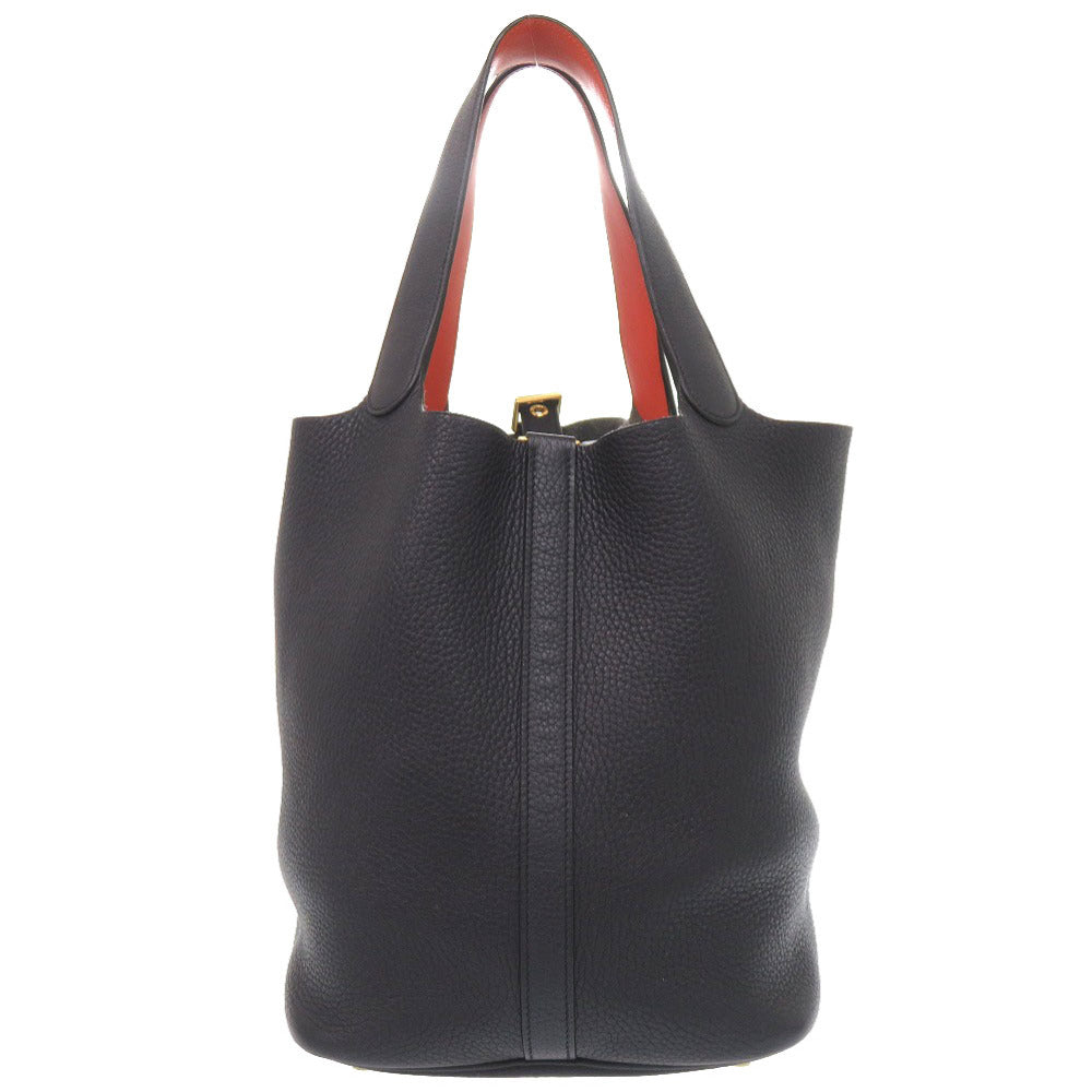 HERMES Handbag Taurillon Clemence Bruny Picotin Lock Eclat GM