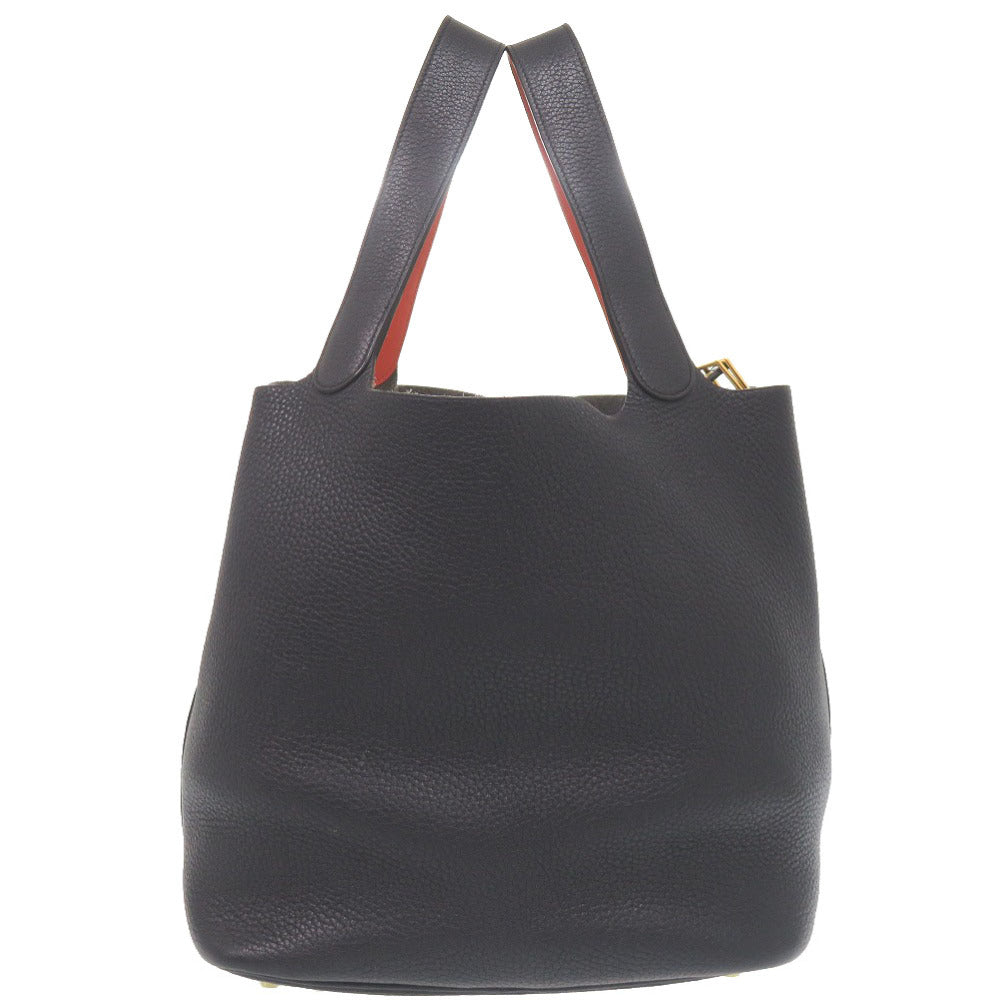 HERMES Handbag Taurillon Clemence Bruny Picotin Lock Eclat GM