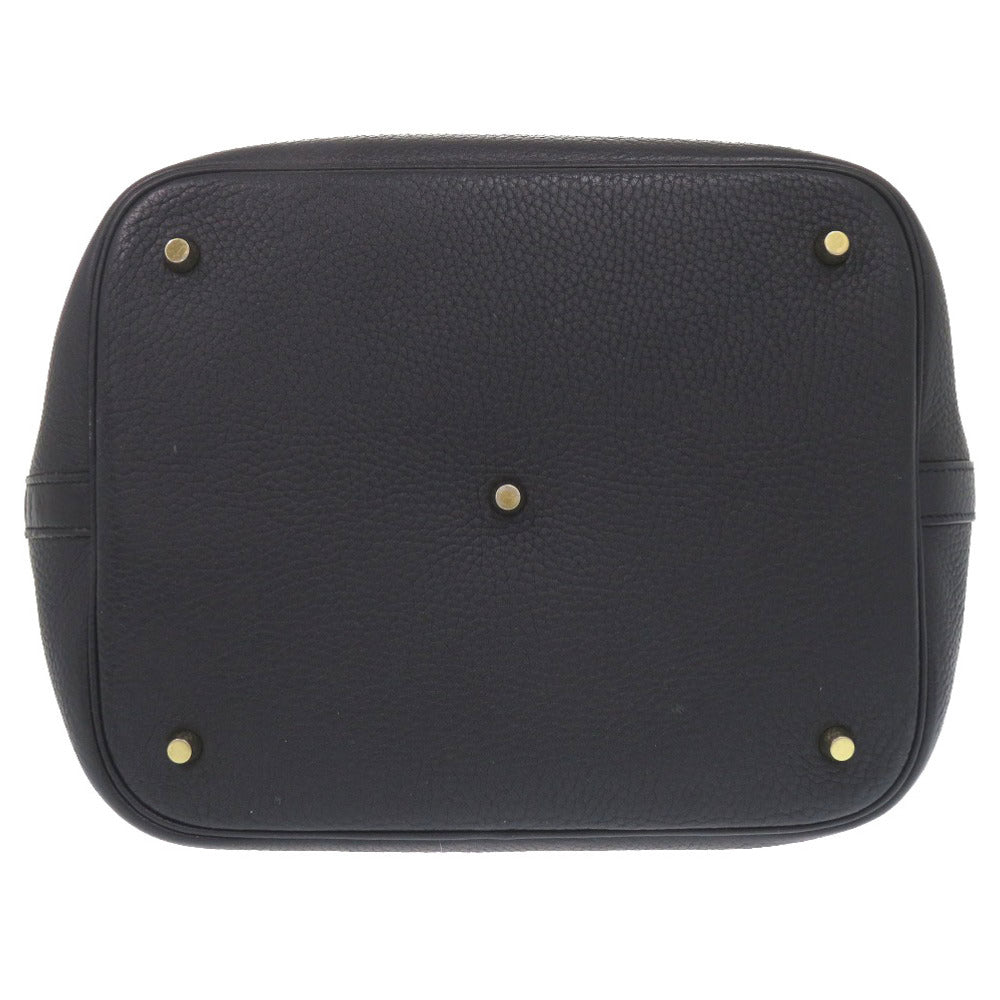 HERMES Handbag Taurillon Clemence Bruny Picotin Lock Eclat GM