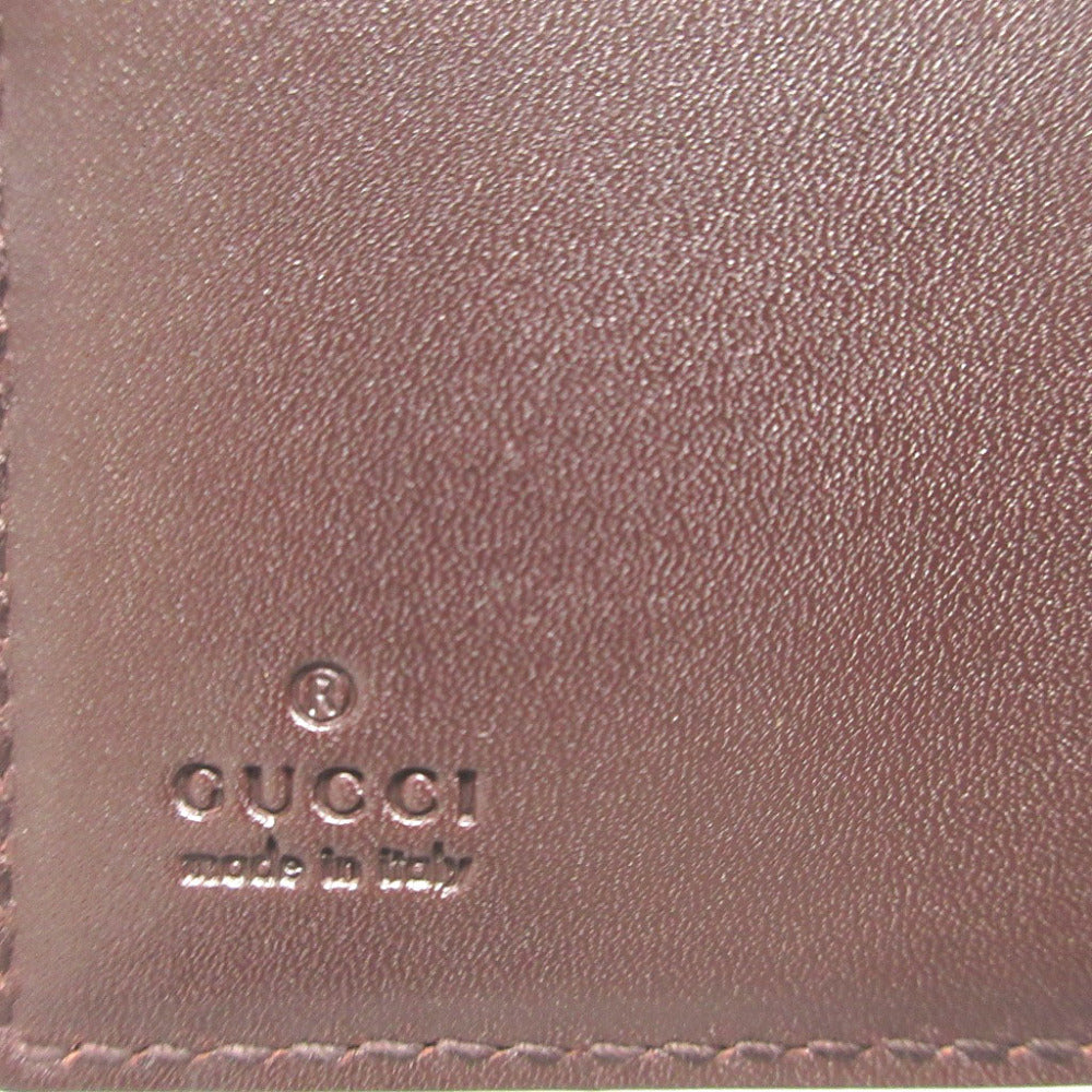GUCCI Bifold Wallet 146223 leather Brown Guccisima