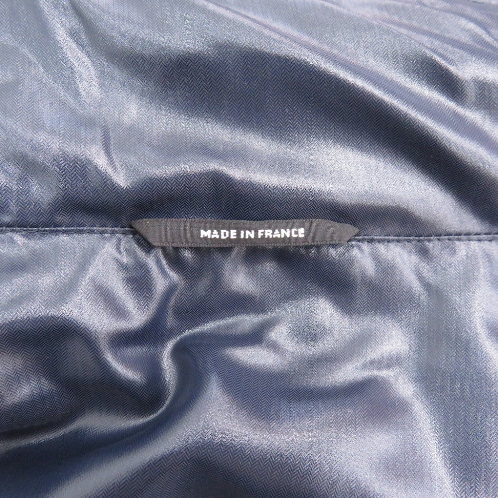 HERMES Down vest Cashmere, Nylon black Cashmere down vest 46
