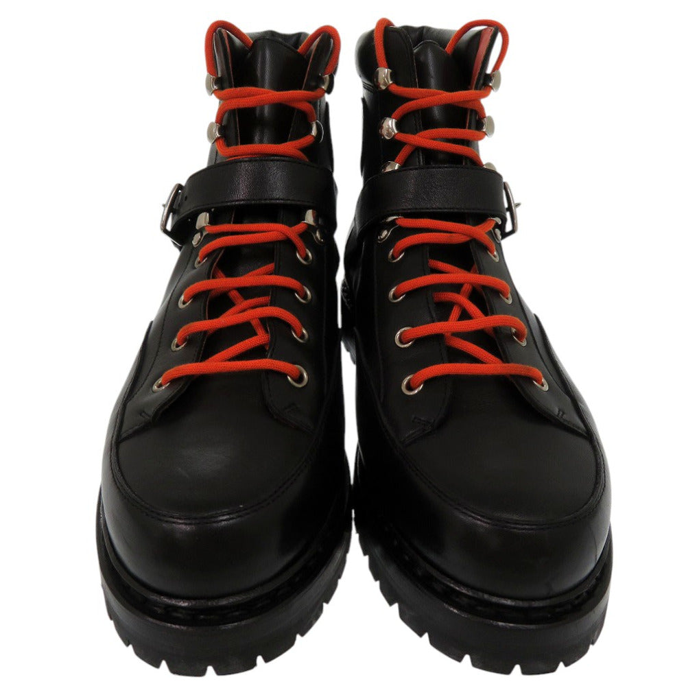HERMES boots 132251ZH leather black 39