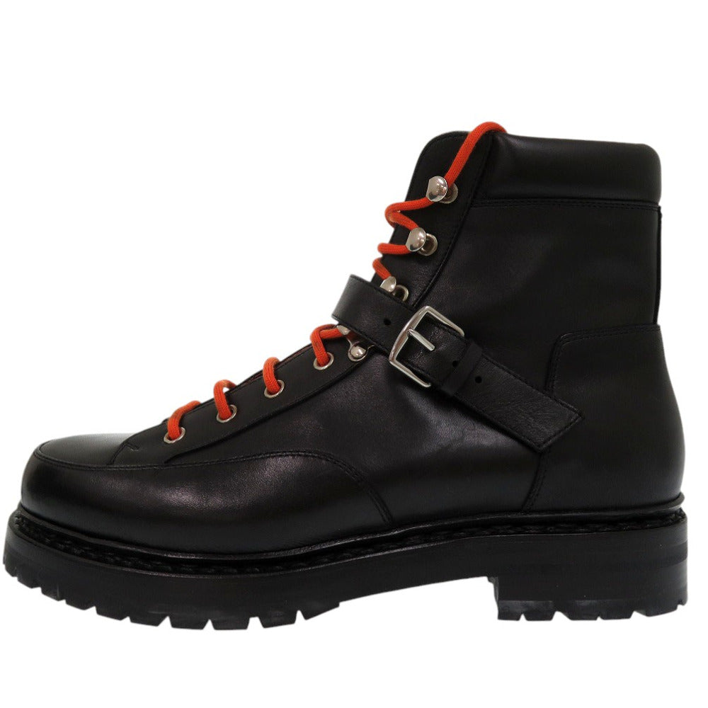HERMES boots 132251ZH leather black 39