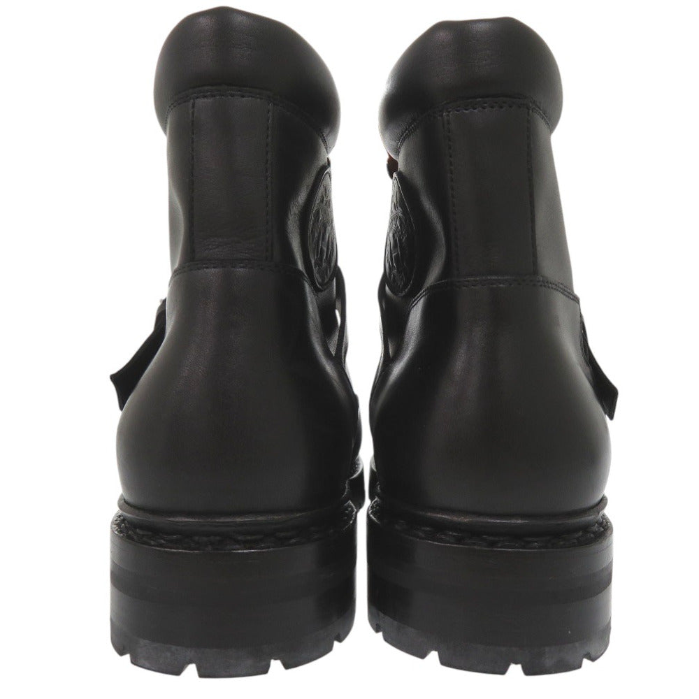 HERMES boots 132251ZH leather black 39