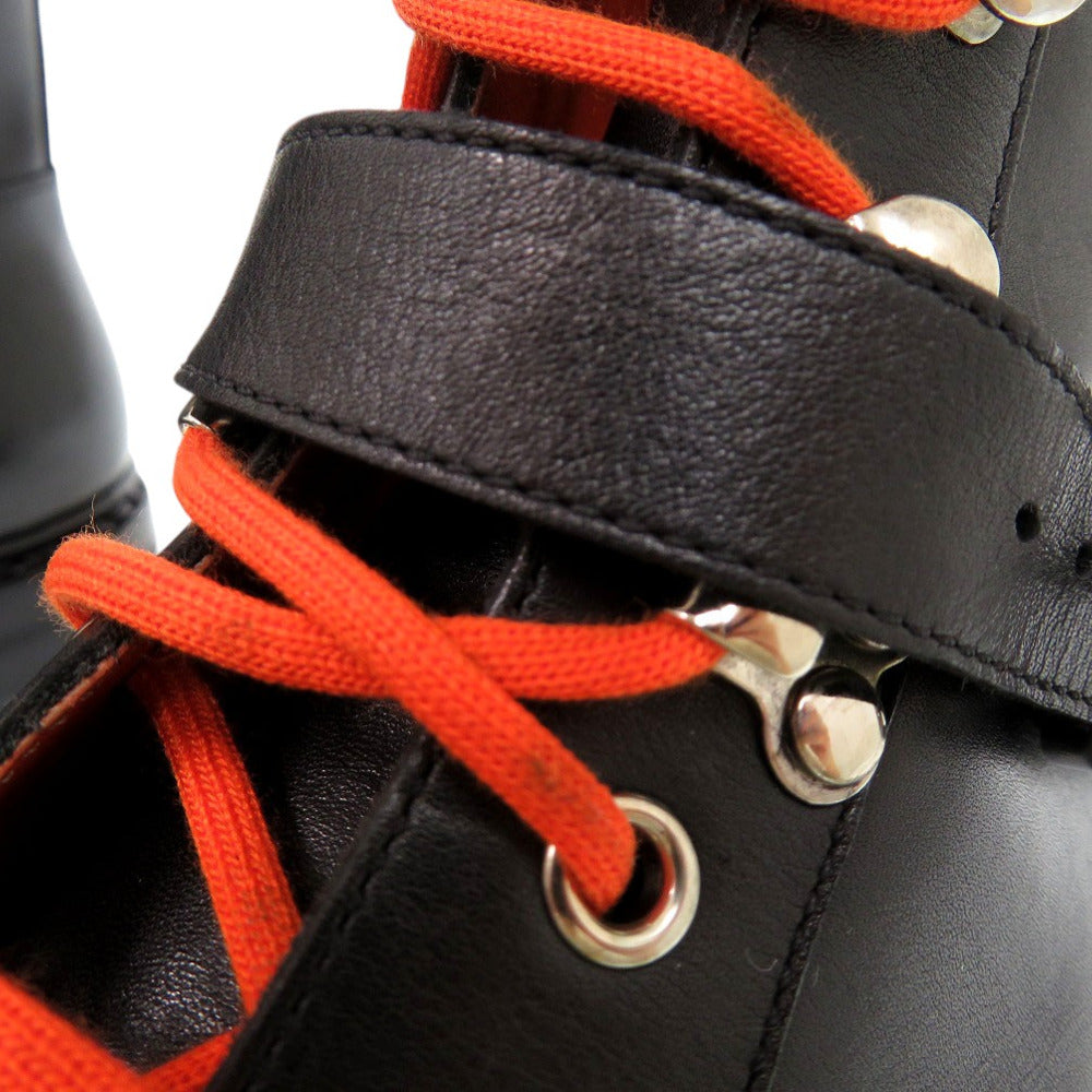 HERMES boots 132251ZH leather black 39