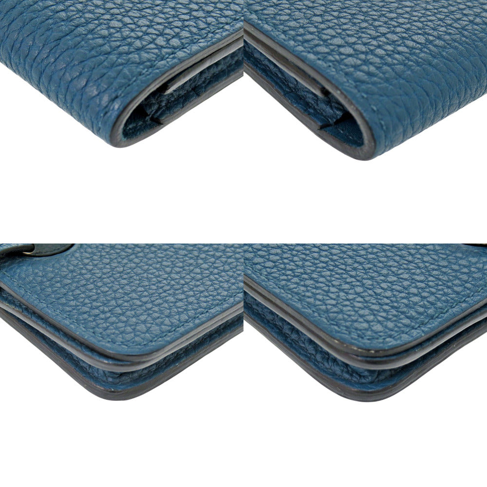 HERMES Card Case Taurillon Clemence Bruise meal Dogon