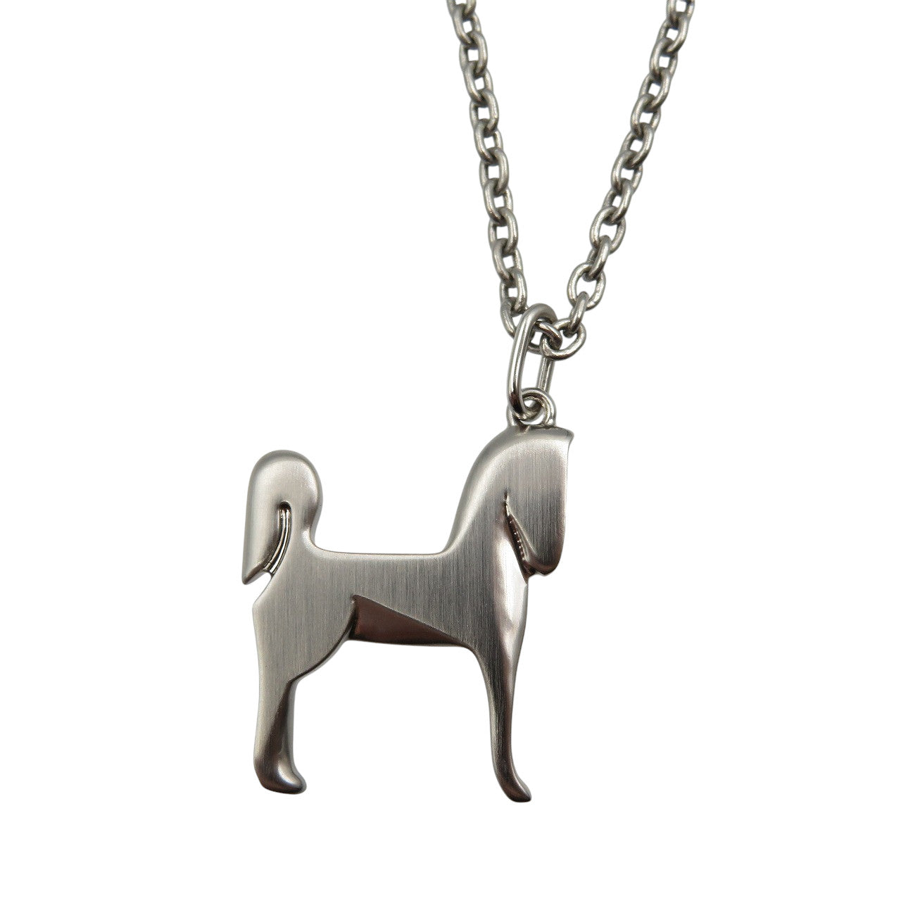 HERMES Necklace metal Silver Panache