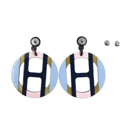 HERMES Pierce Buffalo Horn, Lacquer Ecum H Equip