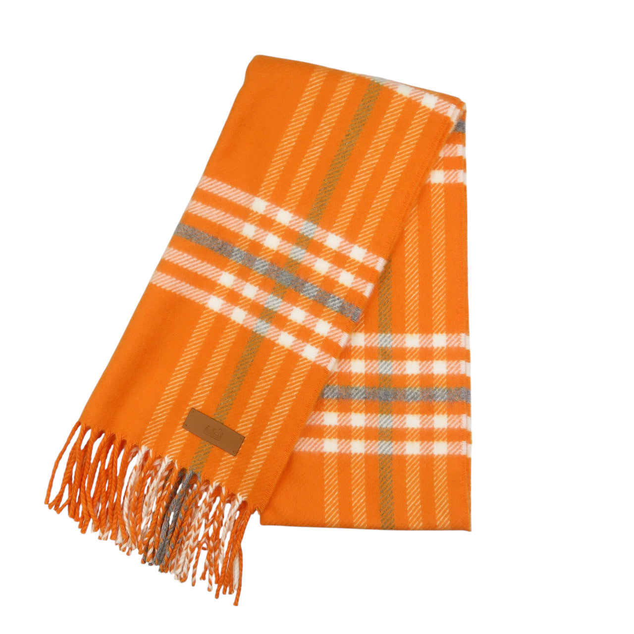 HERMES Scarf cashmere Mandarin