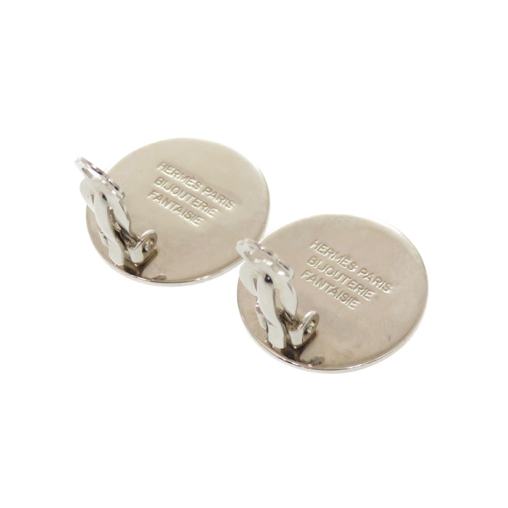 HERMES Earring metal Silver Serie