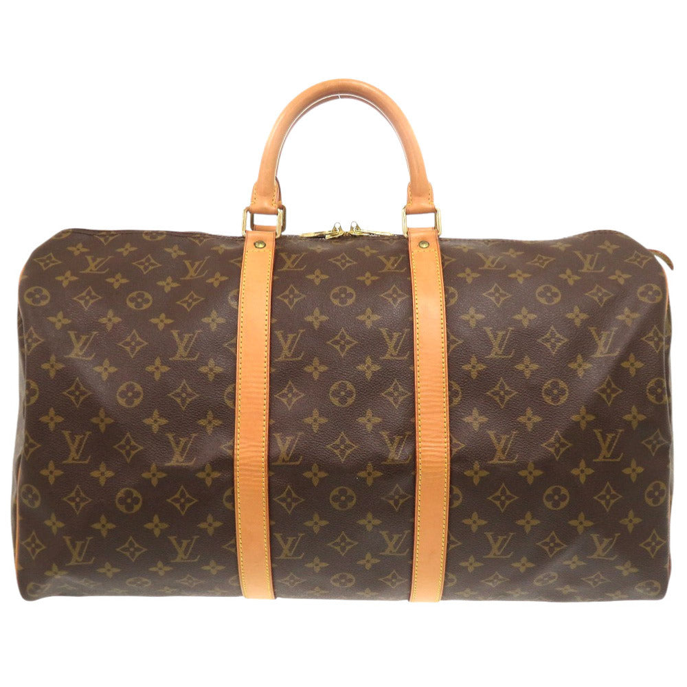 LOUIS VUITTON Boston Duffel bag M41426 Monogram canvas Brown Monogram Keepall 50