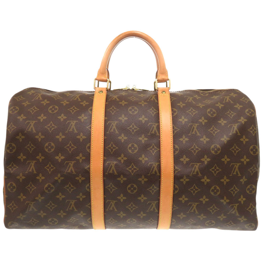 LOUIS VUITTON Boston Duffel bag M41426 Monogram canvas Brown Monogram Keepall 50