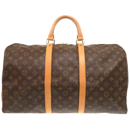 LOUIS VUITTON Boston Duffel bag M41426 Monogram canvas Brown Monogram Keepall 50