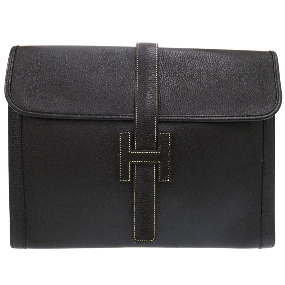HERMES Clutch bag Ardenne black