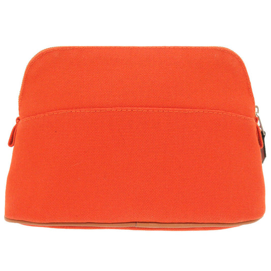 HERMES Pouch canvas Orange Bolide Pouch 20 PM Women Used
