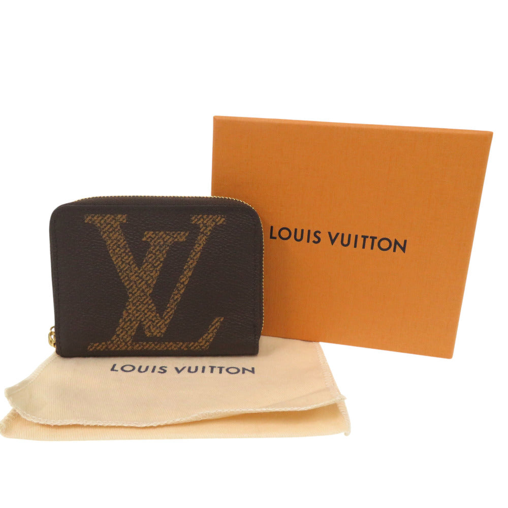LOUIS VUITTON Coin case M69354 Monogram canvas Brown Monogram Giant Zip around purse