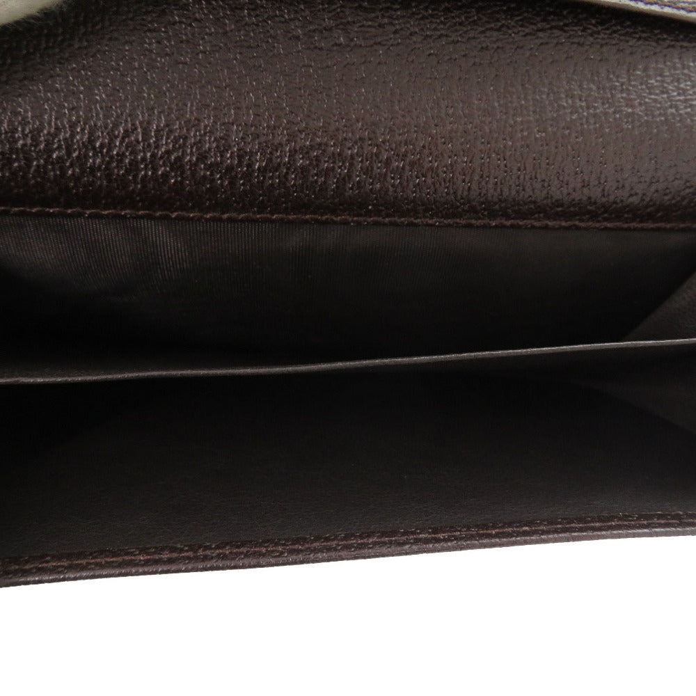 GUCCI Long Wallet Purse 112715 GG canvas beige