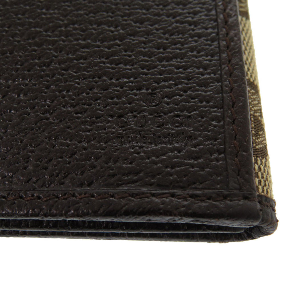 GUCCI Long Wallet Purse 112715 GG canvas beige