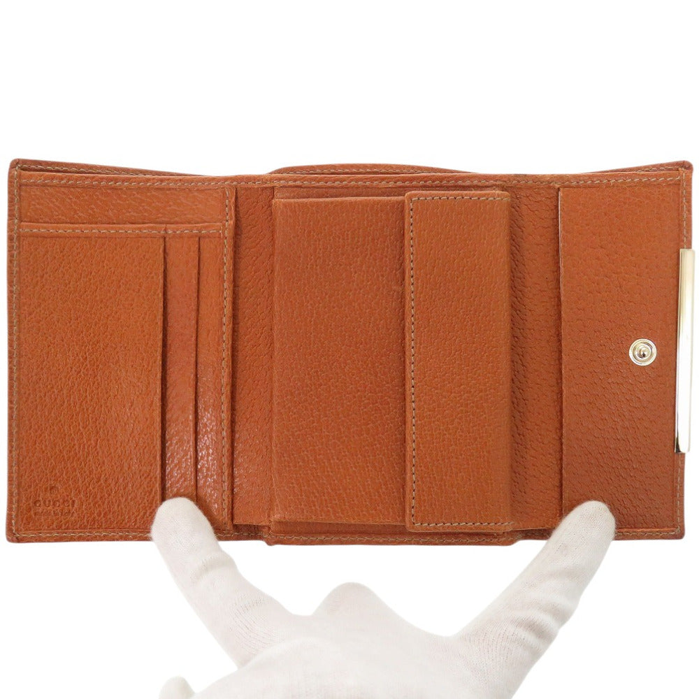 GUCCI Tri-fold wallet 131887 GG canvas beige