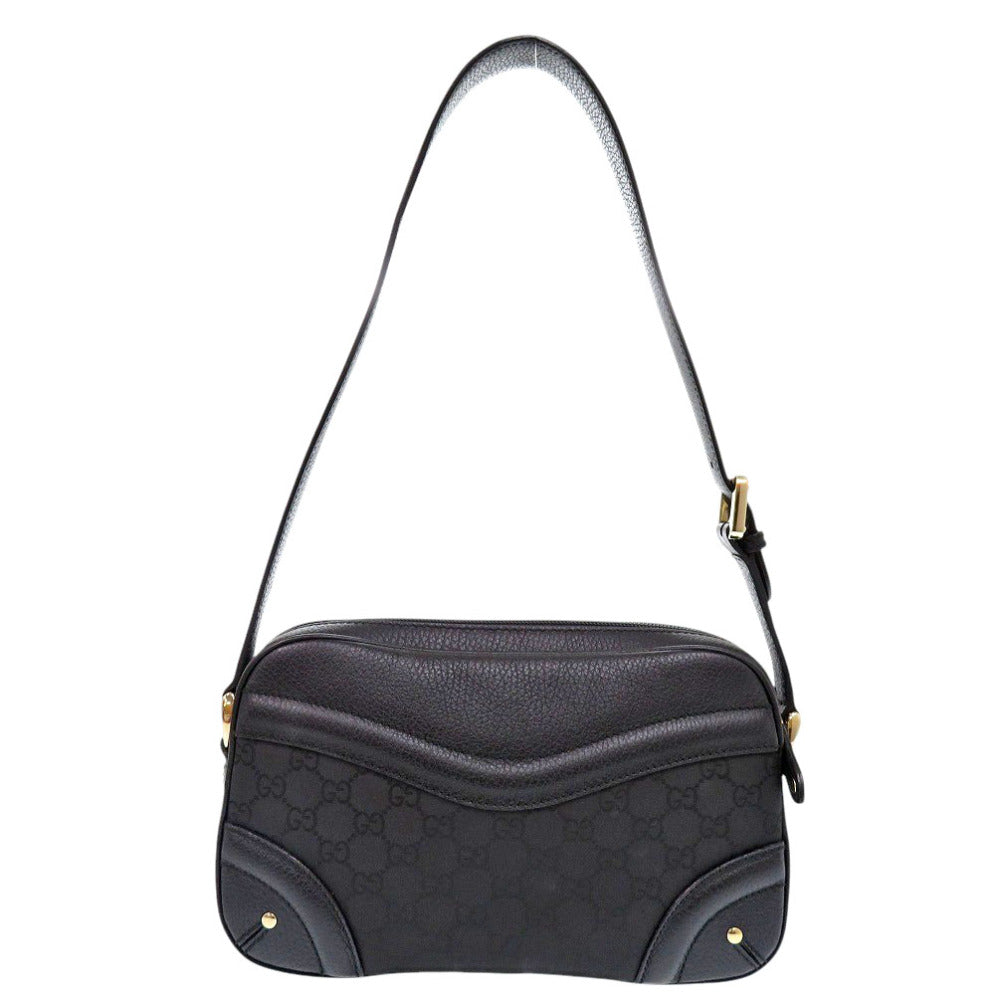 GUCCI Shoulder Bag 262900 Leather, Nylon black Crest