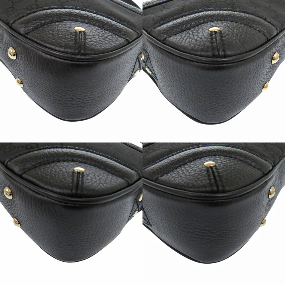 GUCCI Shoulder Bag 262900 Leather, Nylon black Crest