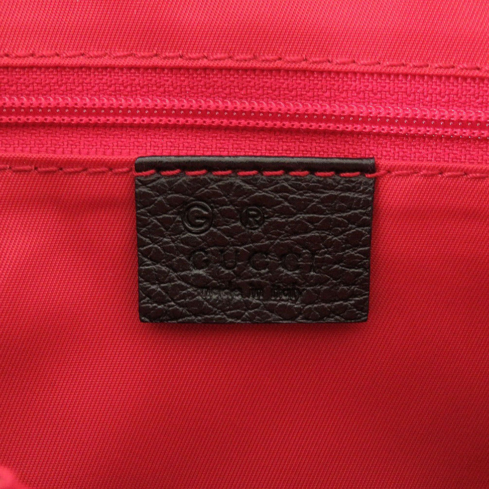 GUCCI Shoulder Bag 262900 Leather, Nylon black Crest